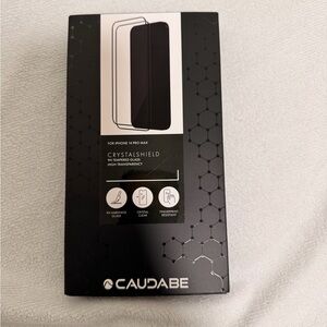 CrystalShield Black Phone Case